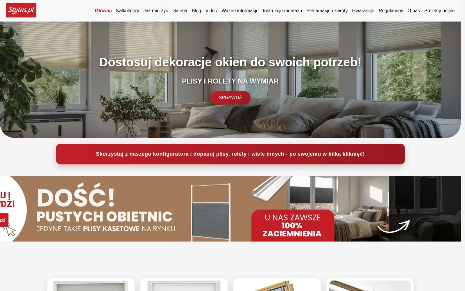 Stylus — zrzut ekranu strony